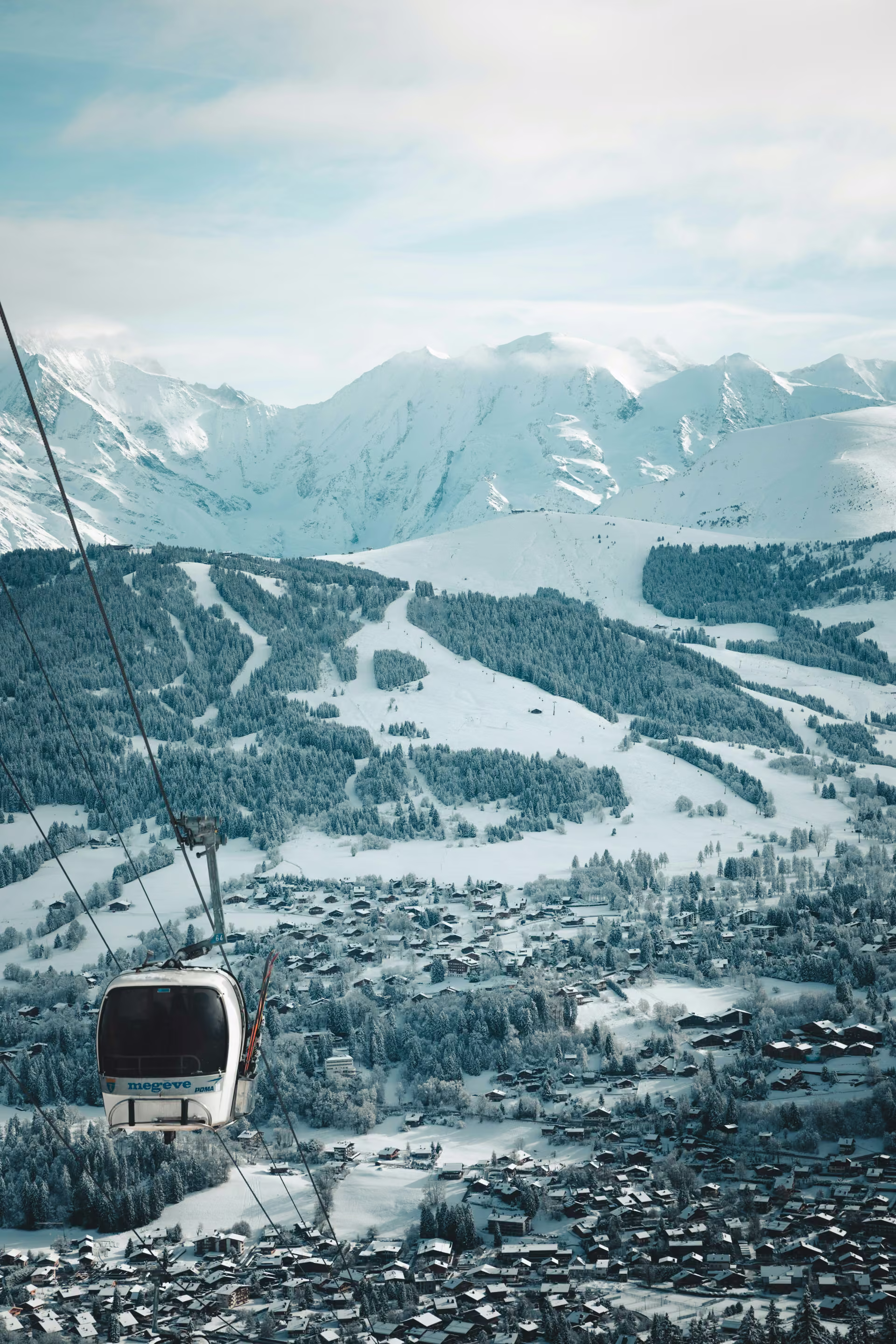 Megève sous la neige