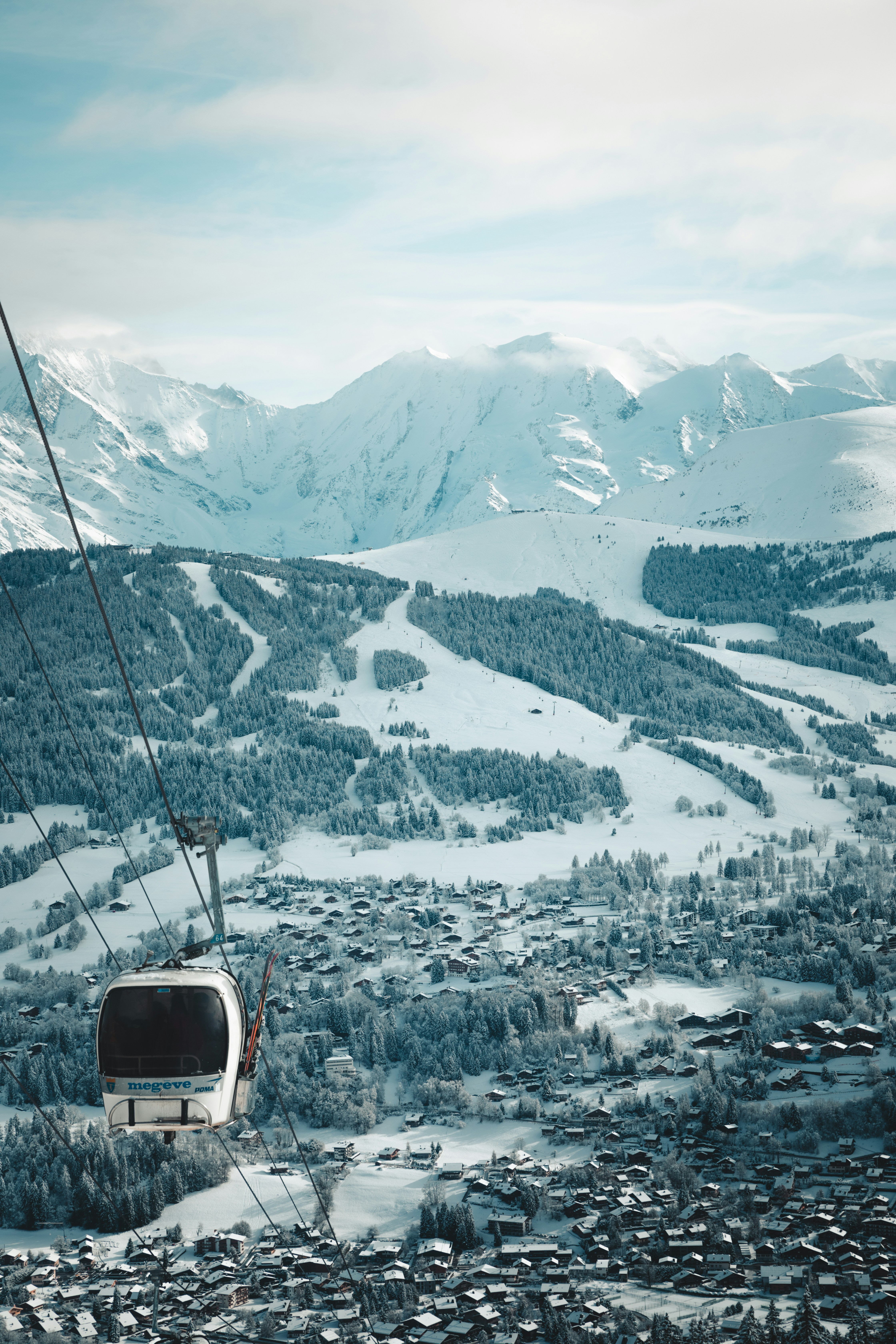 Megève sous la neige